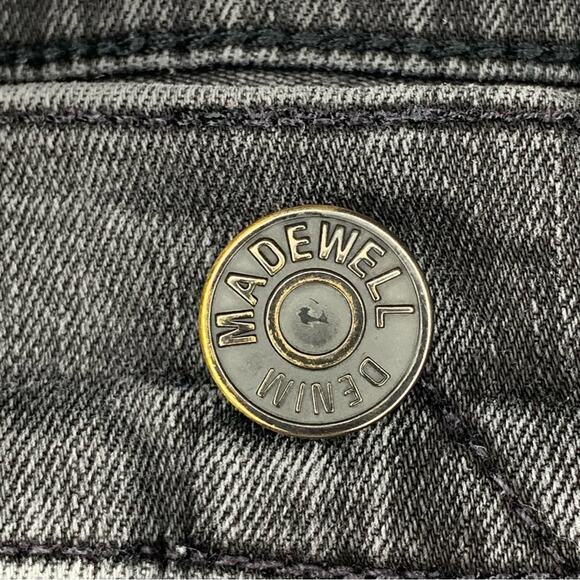 Madewell 9” High Rise Skinny Jeans Black Distressed 5 working Pockets Si… - Picture 5 of 8